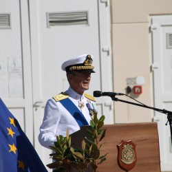 L´ammiraglio Paolo Treu al Comando della Squadra Navale